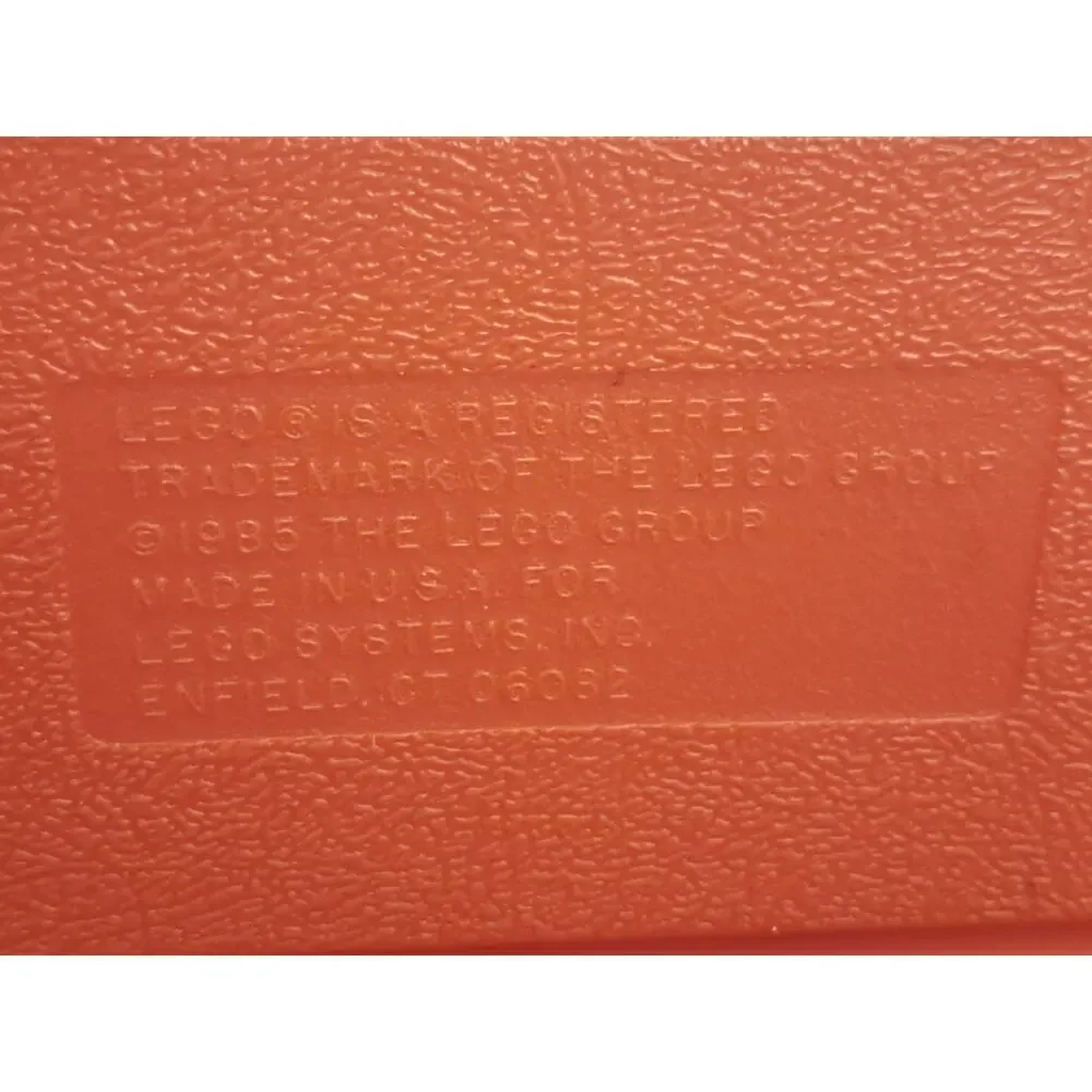 Vintage Lego Red Storage Snap Case 1985